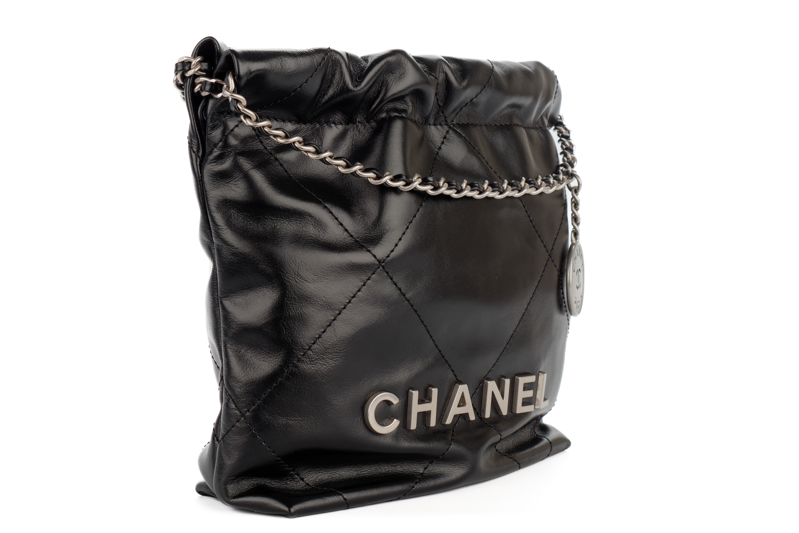 Chanel-22-Mini-Black-Calfskin-Silver-Hardware-2024-2