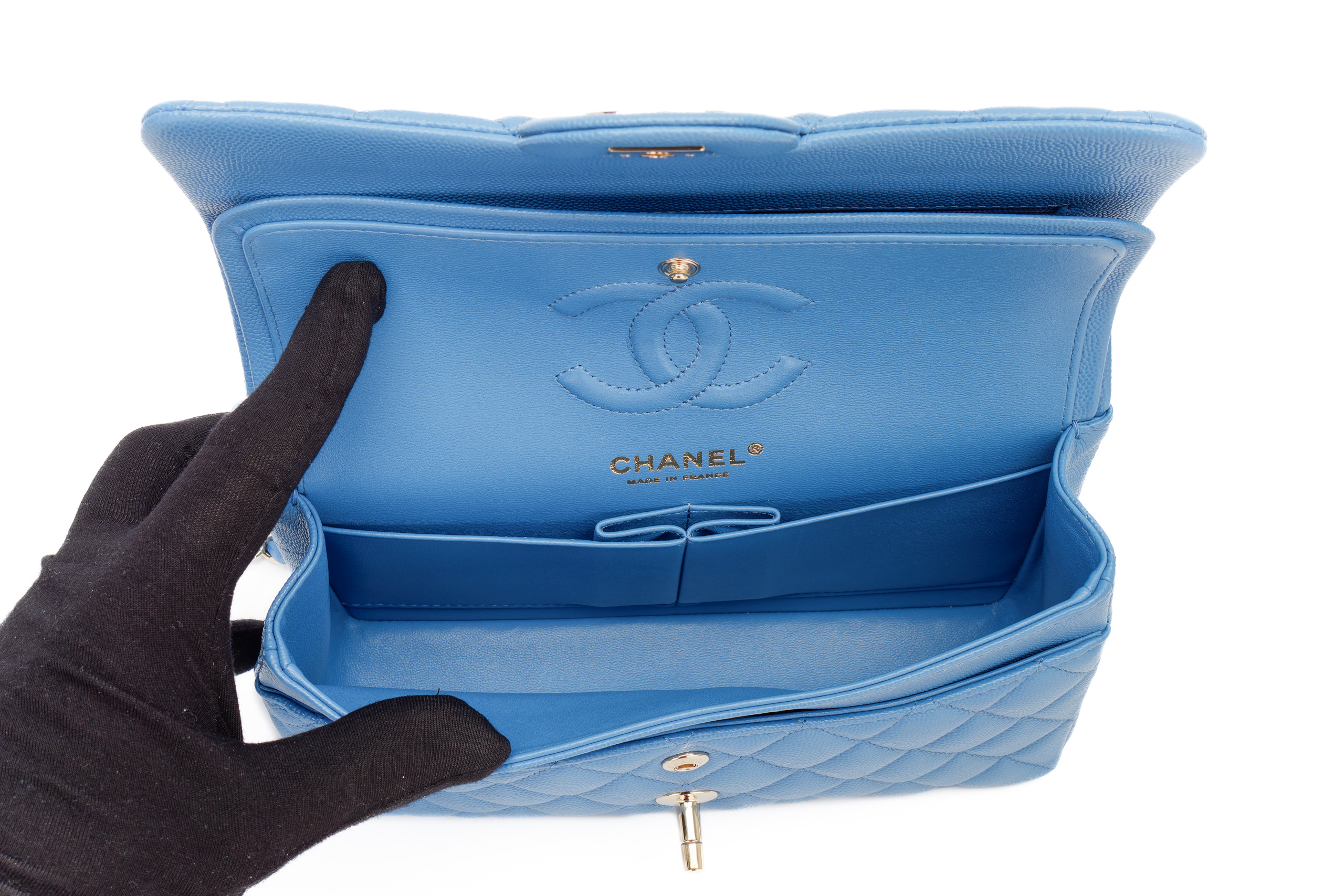 Chanel-Classic-Double-Flap-Small-Riviera-Blue-Caviar-CHW-2021-10