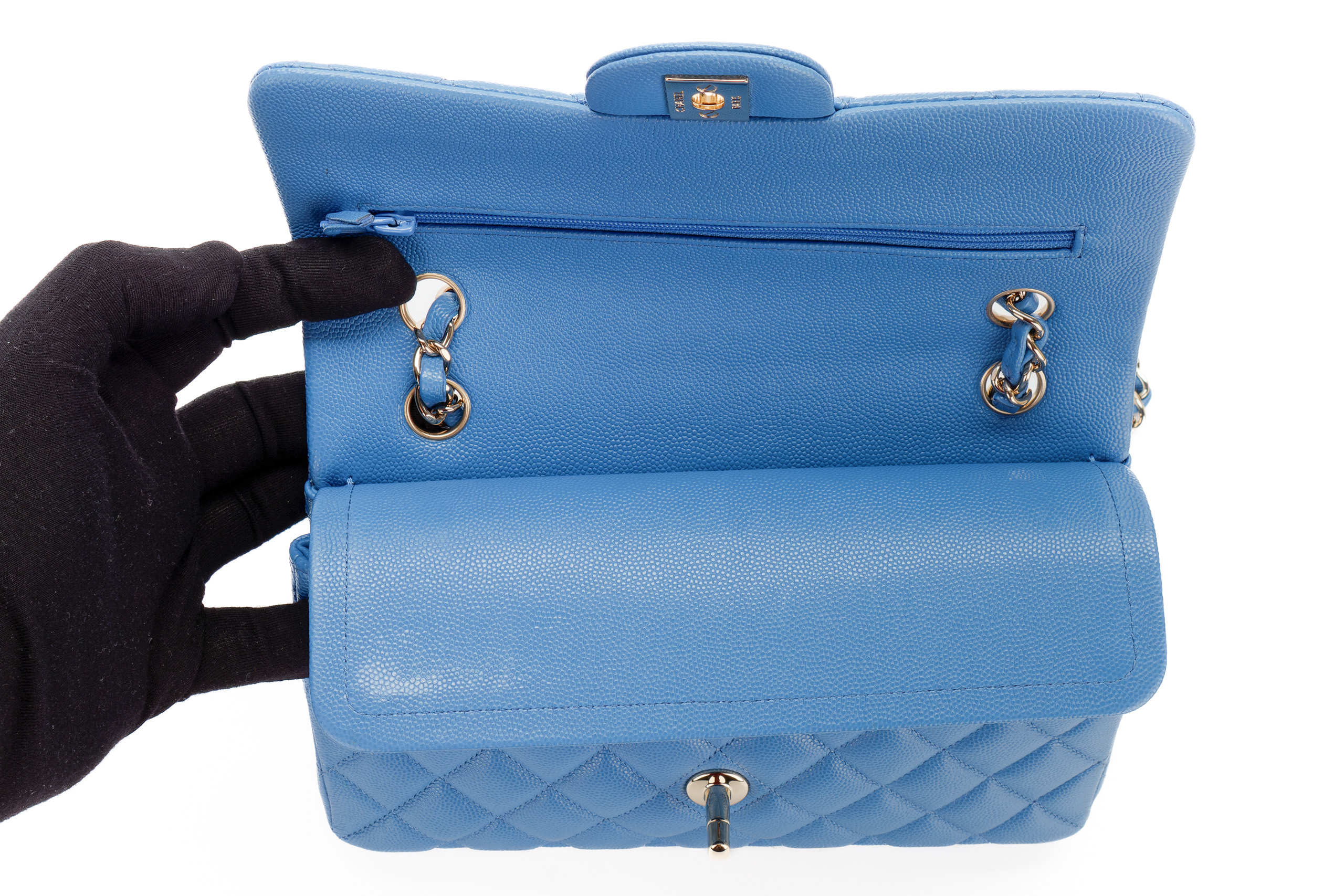 Chanel-Classic-Double-Flap-Small-Riviera-Blue-Caviar-CHW-2021-11