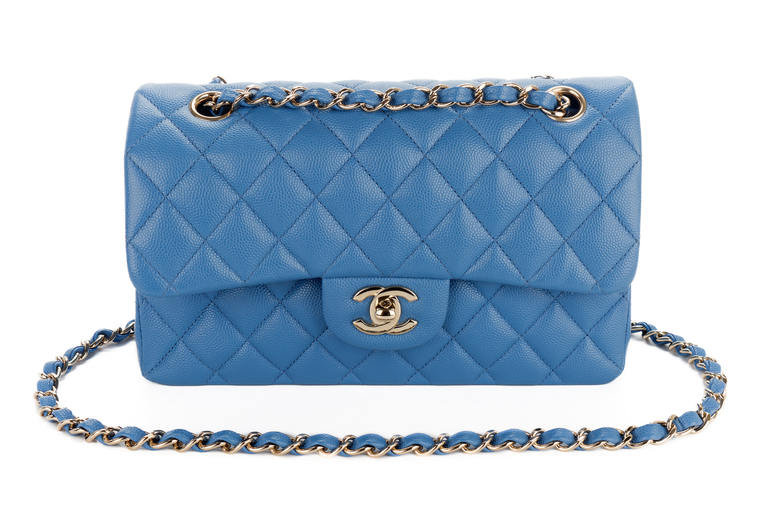 Chanel-Classic-Double-Flap-Small-Riviera-Blue-Caviar-CHW-2021-8