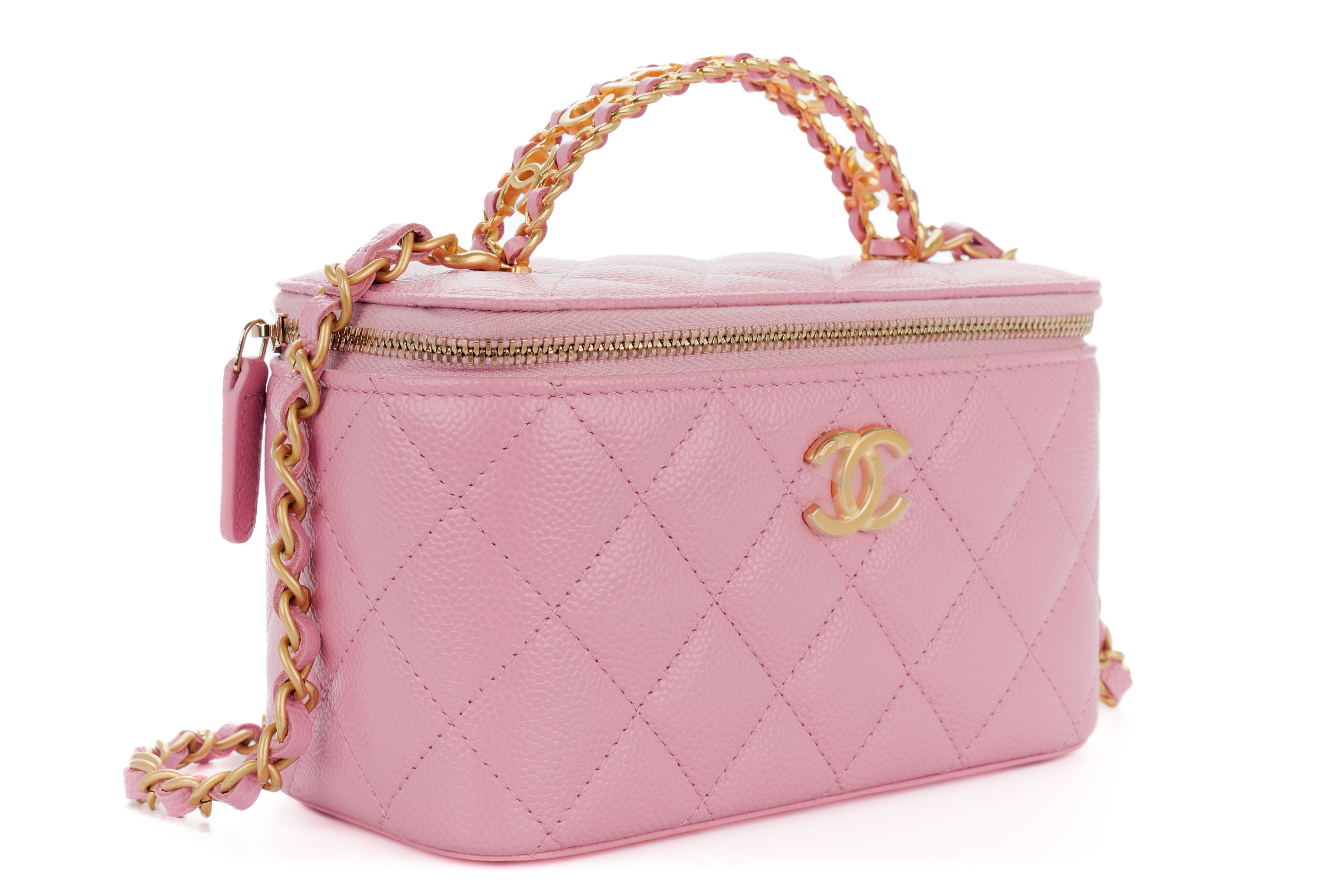 Chanel-Vanity-Pink-Caviar-Gold-Hardware-2