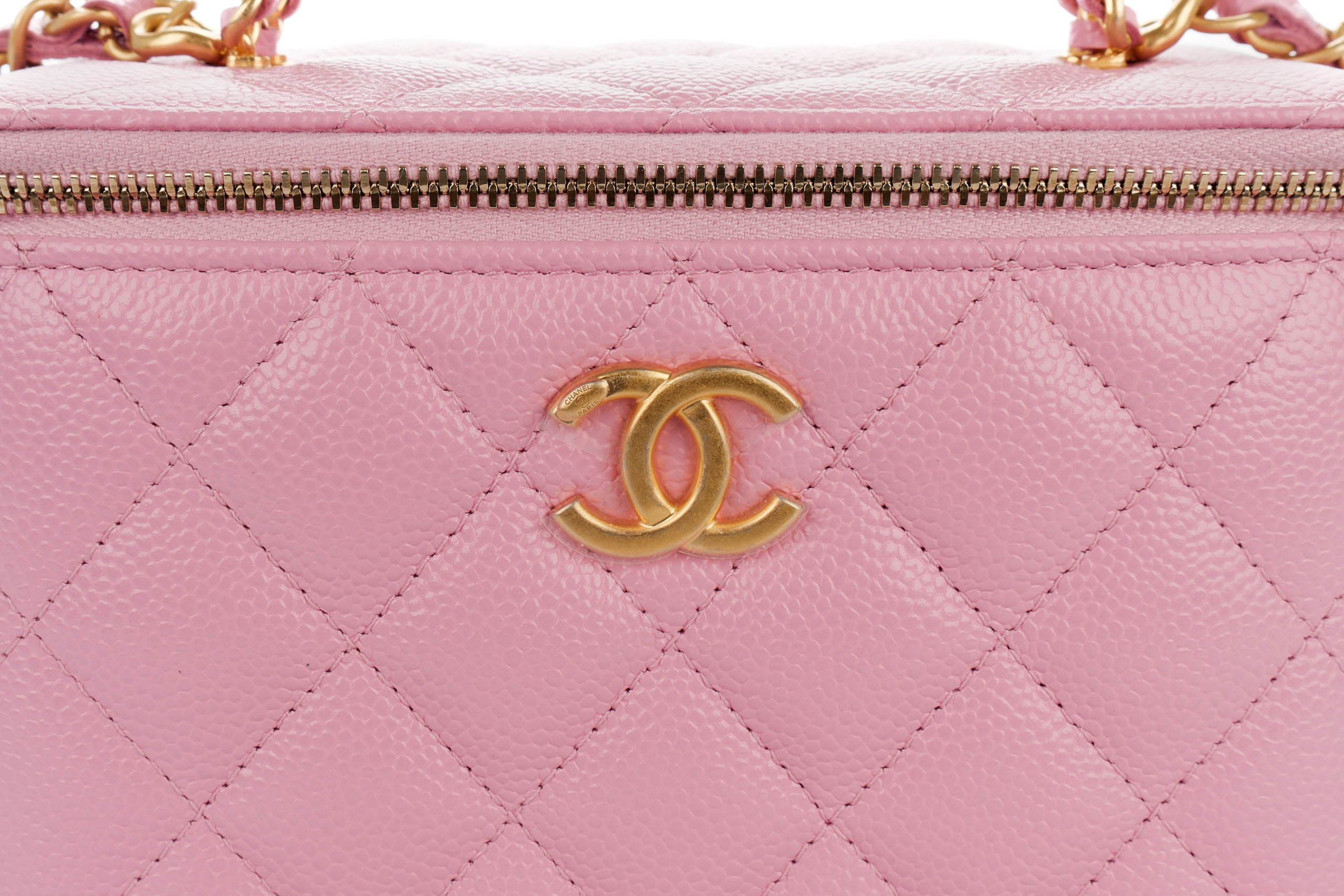 Chanel-Vanity-Pink-Caviar-Gold-Hardware-7