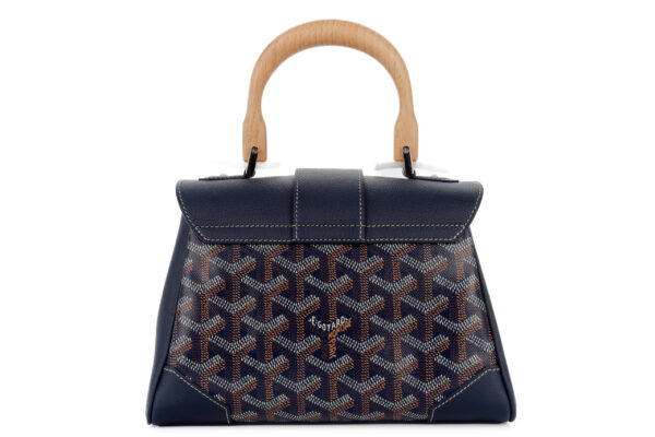 Goyard Saigon Navy Silver Hardware Luxury Shopping