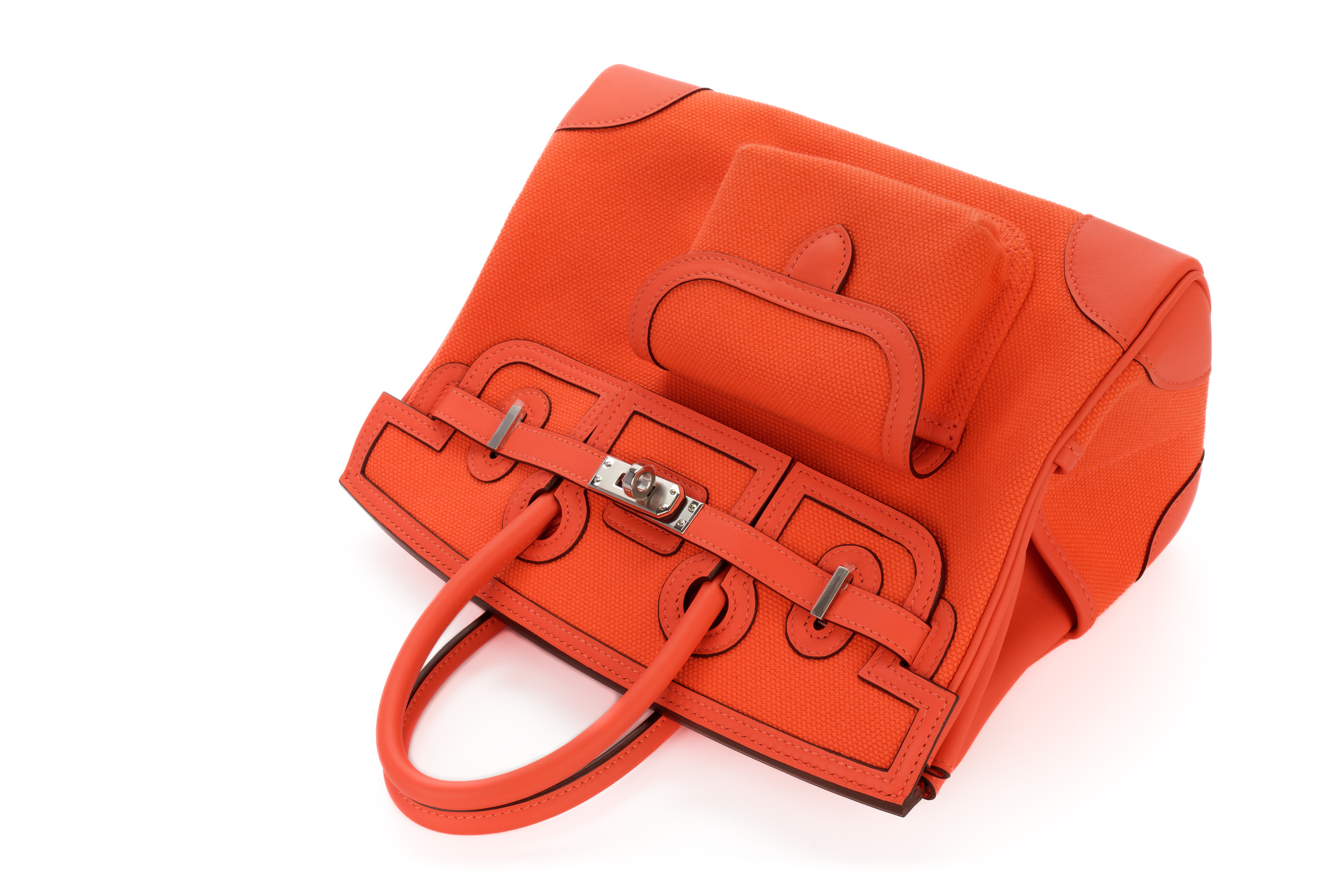 Hermès-Birkin-25-Cargo-Toile-Orange-Field-Swift-Palladium-Hardware-2024-9