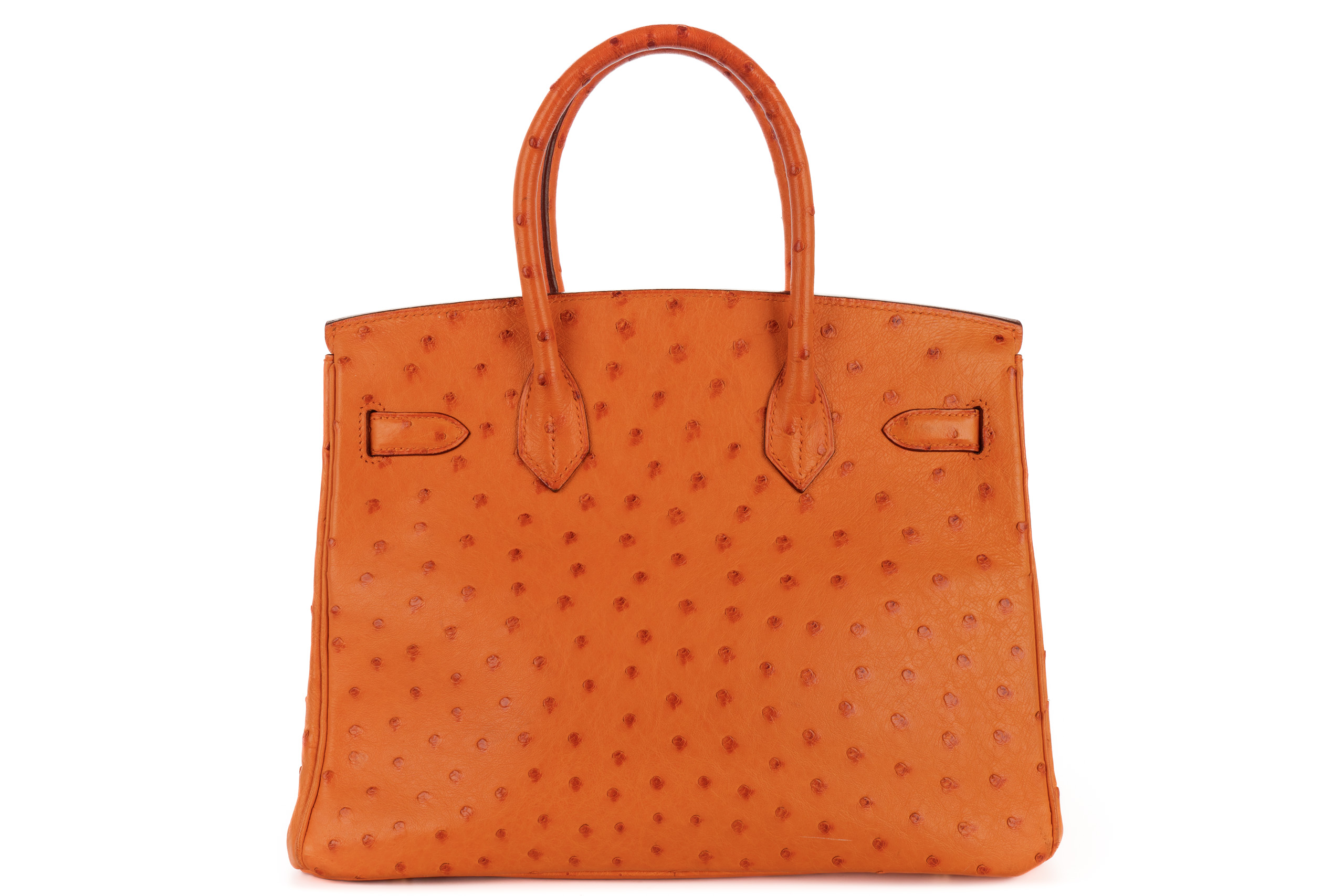 Hermes Birkin 30 Apricot Ostrich Gold Hardware Luxury Shopping