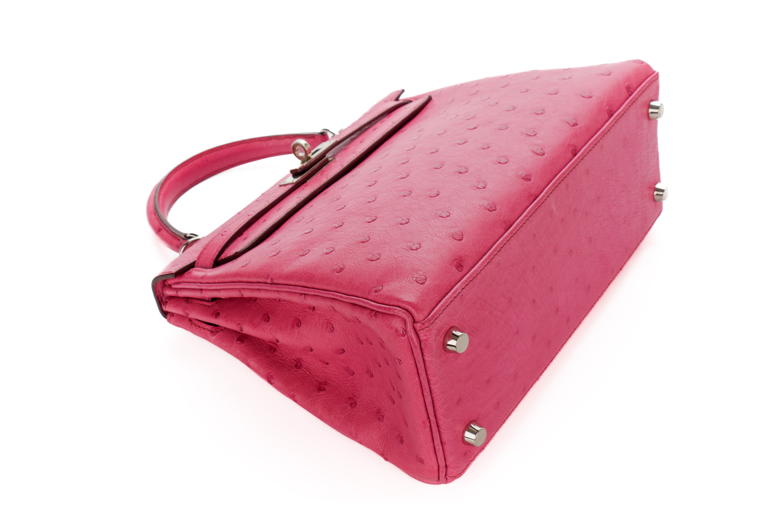 Hermès-Kelly-25-Rose-Shocking-Ostrich-Palladium-Hardware-2005-10