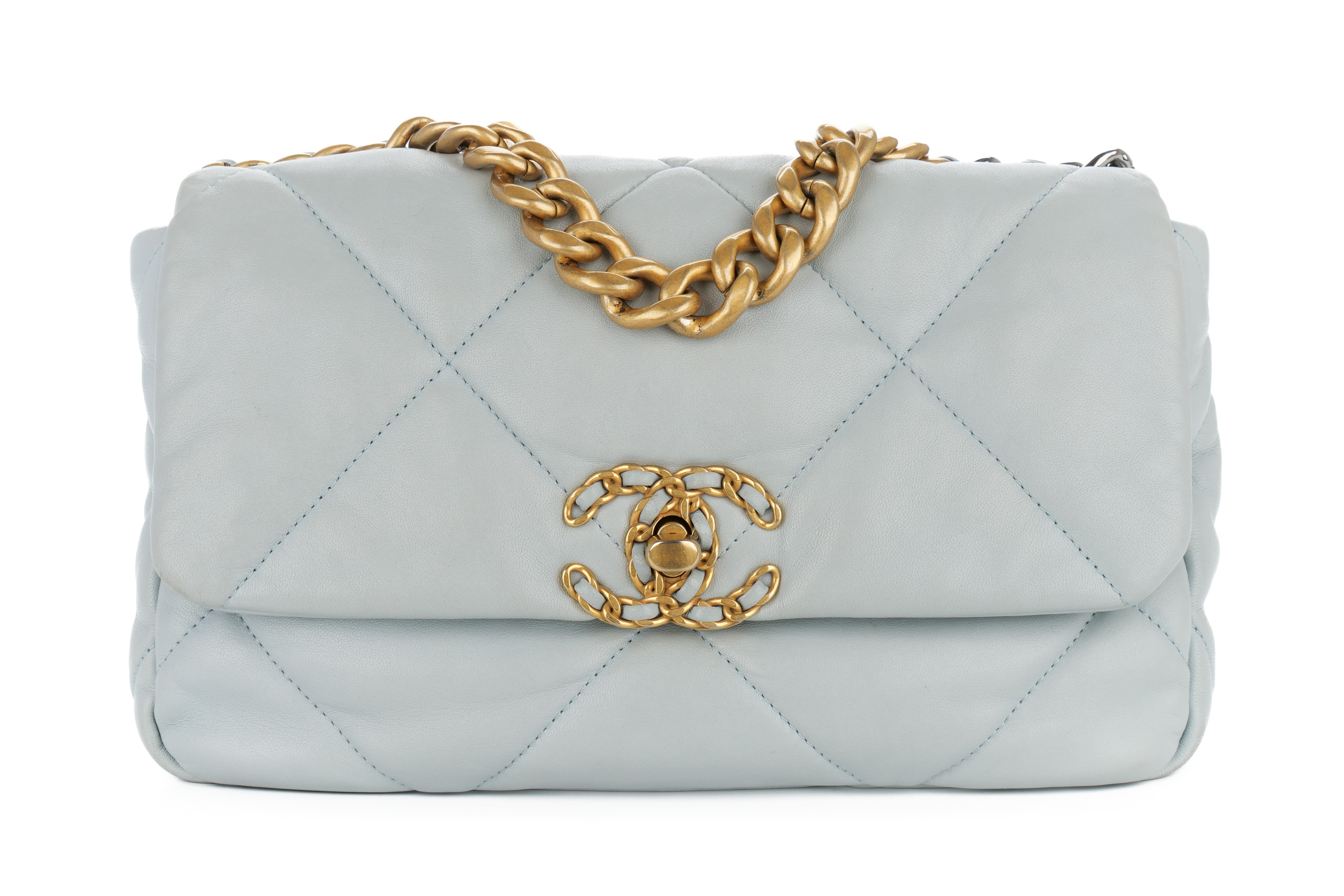 Chanel-19-Medium-Baby-Blue-Goatskin-Mixed-Gold-Hardware-2022-1