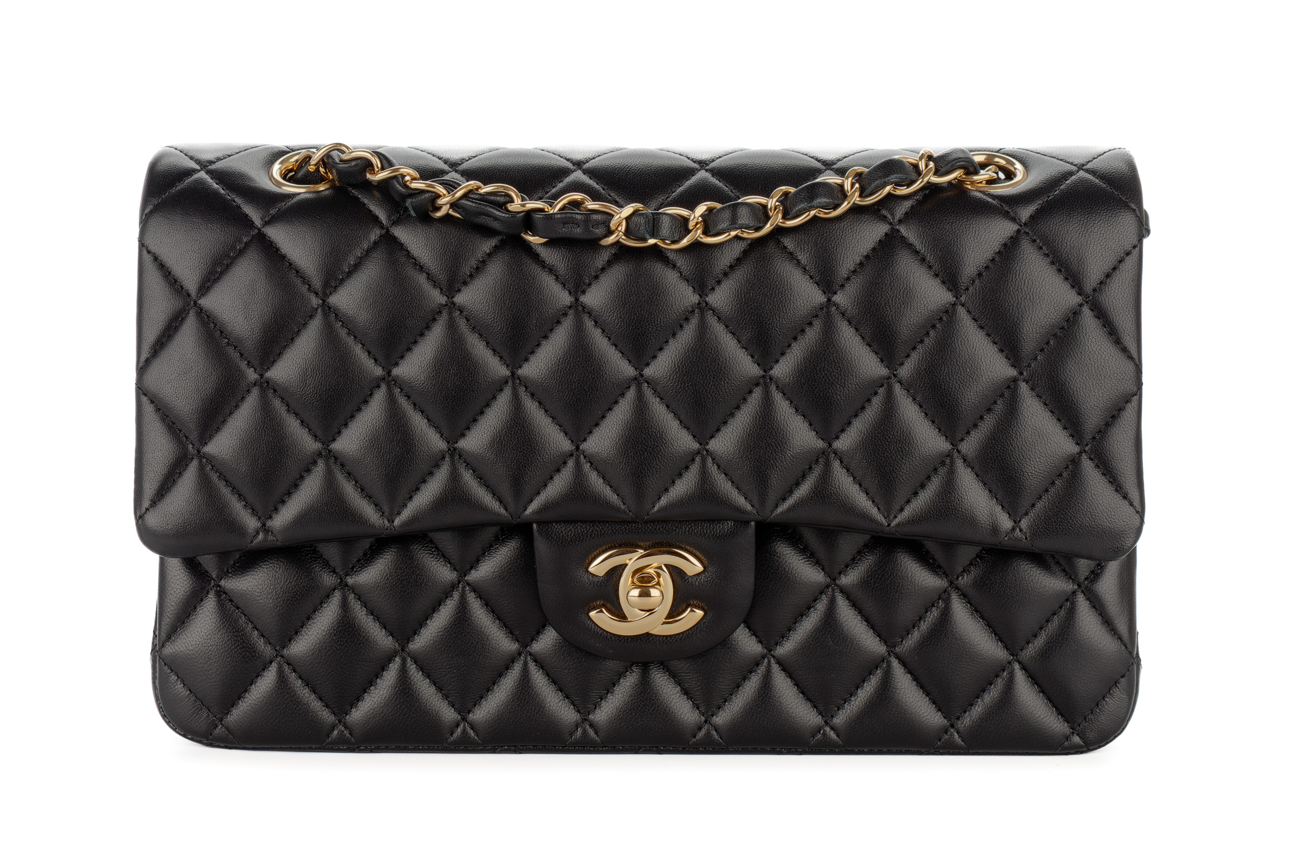 Chanel-Classic-Double-Flap-Black-Lambskin-Gold-Hardware-2022-3722-1