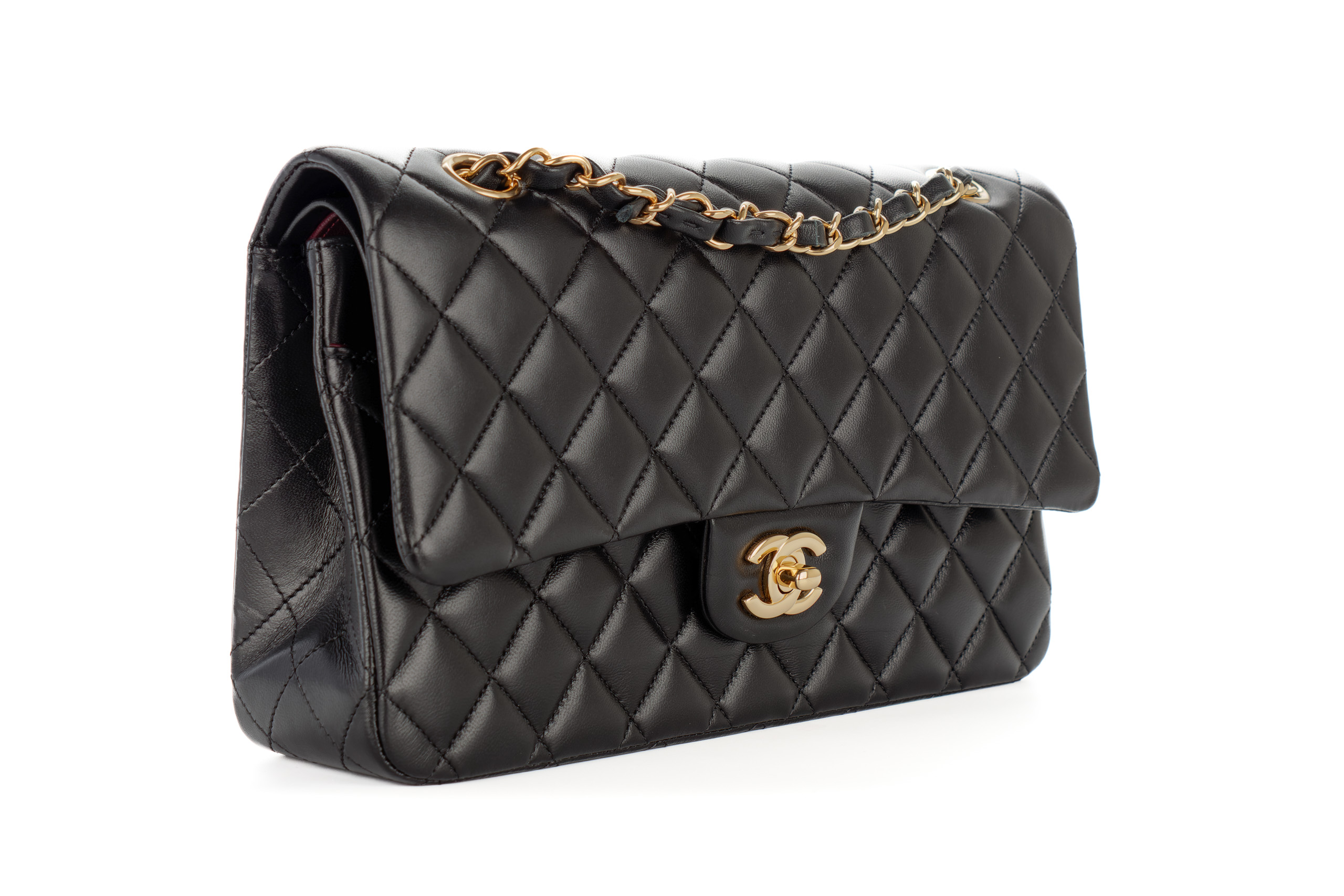 Chanel-Classic-Double-Flap-Black-Lambskin-Gold-Hardware-2022-3722-2