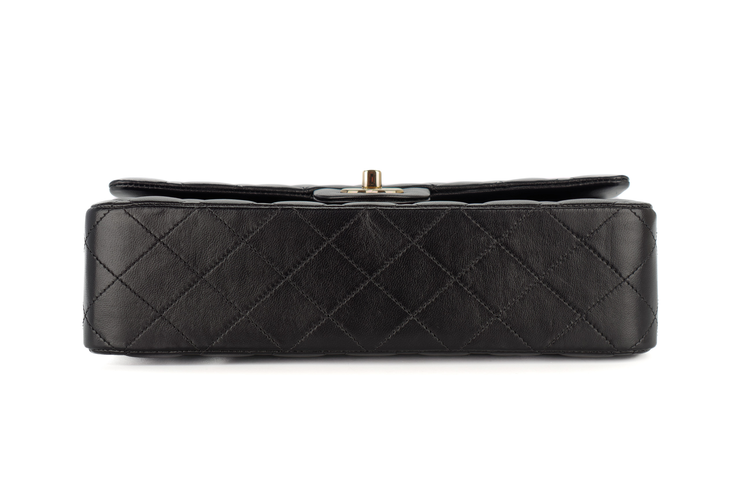 Chanel-Classic-Double-Flap-Black-Lambskin-Gold-Hardware-2022-3722-6