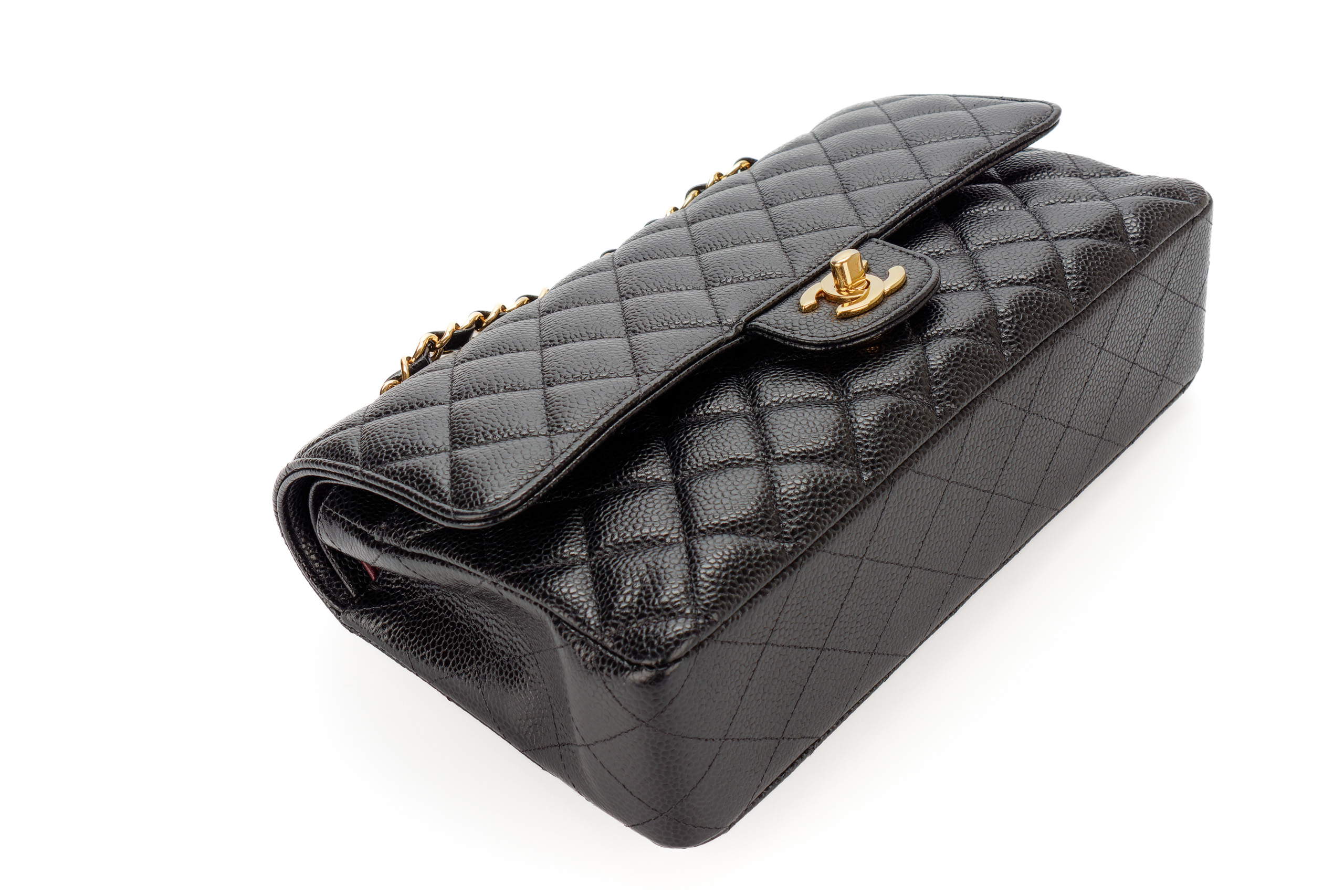 Chanel-Classic-Flap-Medium-Black-Caviar-Gold-Hardware-3387-11