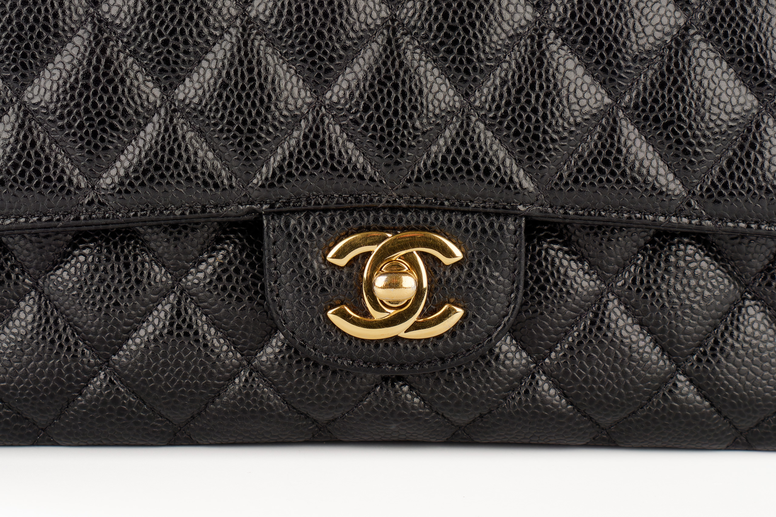 Chanel-Classic-Flap-Medium-Black-Caviar-Gold-Hardware-3387-7