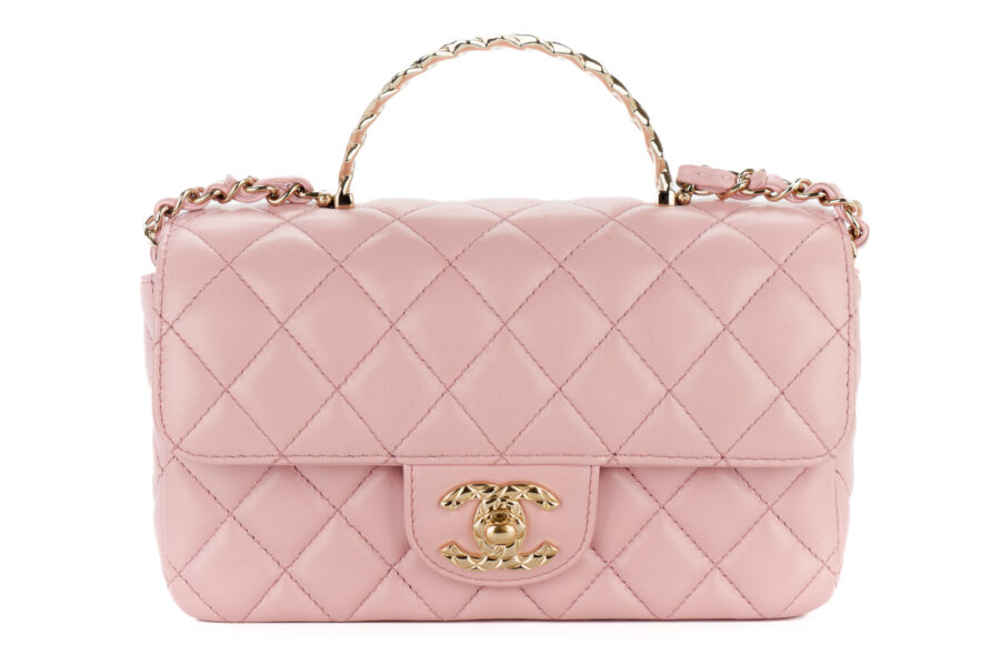 Top Handle Chanel Classic Flap Bag Caviar Small Chanel Mini Top