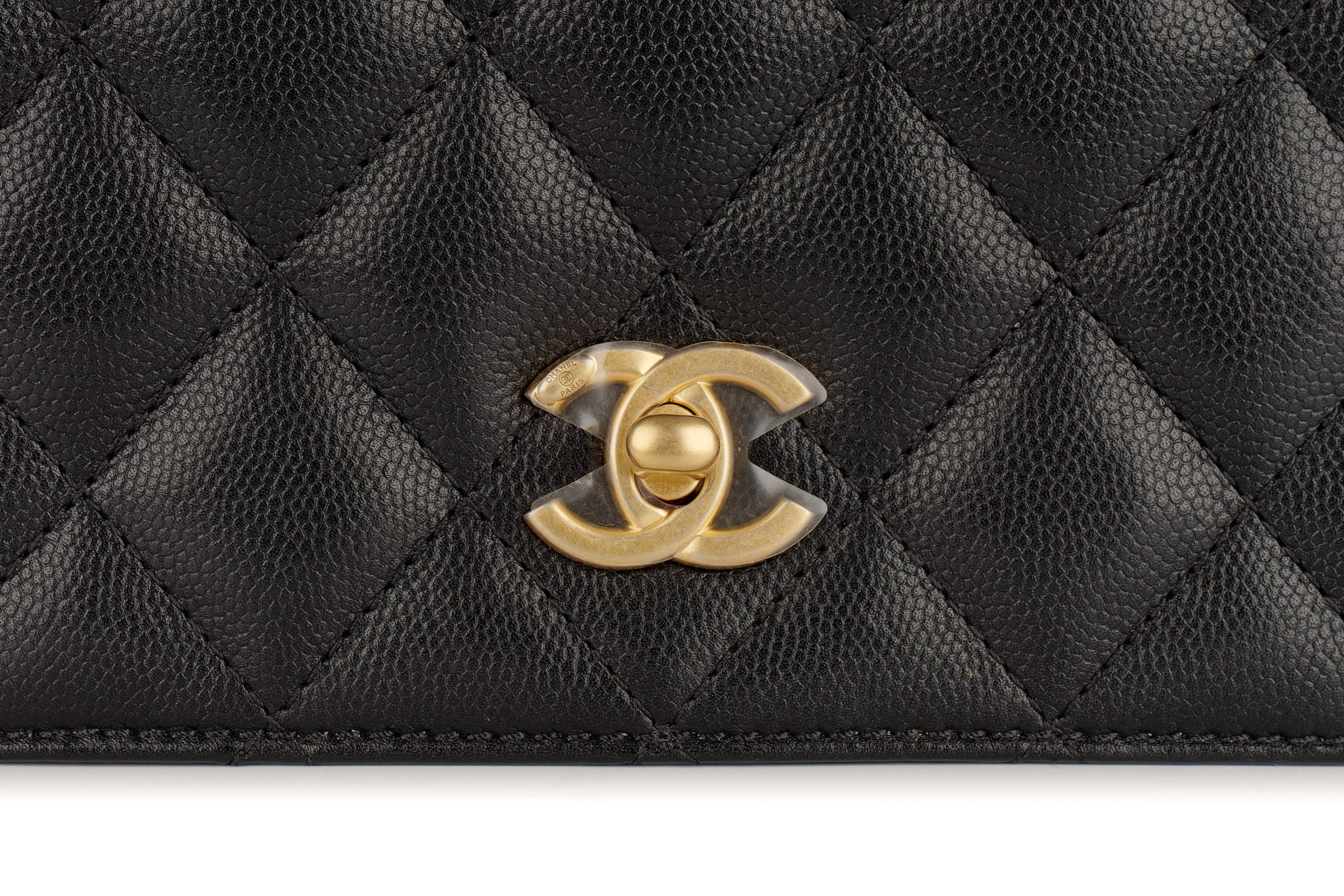 Chanel-Small-Top-Handle-Flap-Black-Caviar-Gold-Harwdare-7