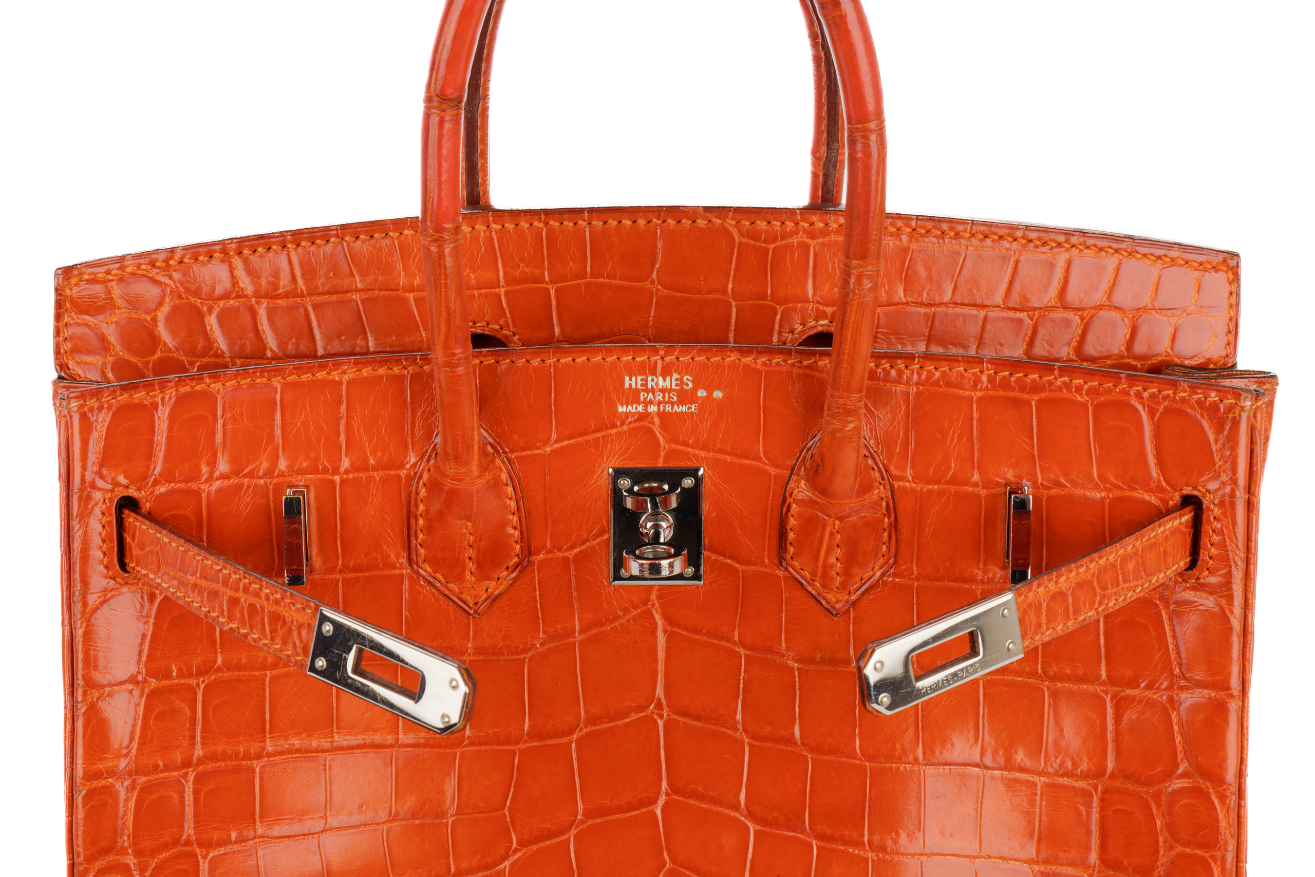 Hermès-Birkin-25-Orange-H-Matte-Crocodile-Palladium-Hardware-2005-10