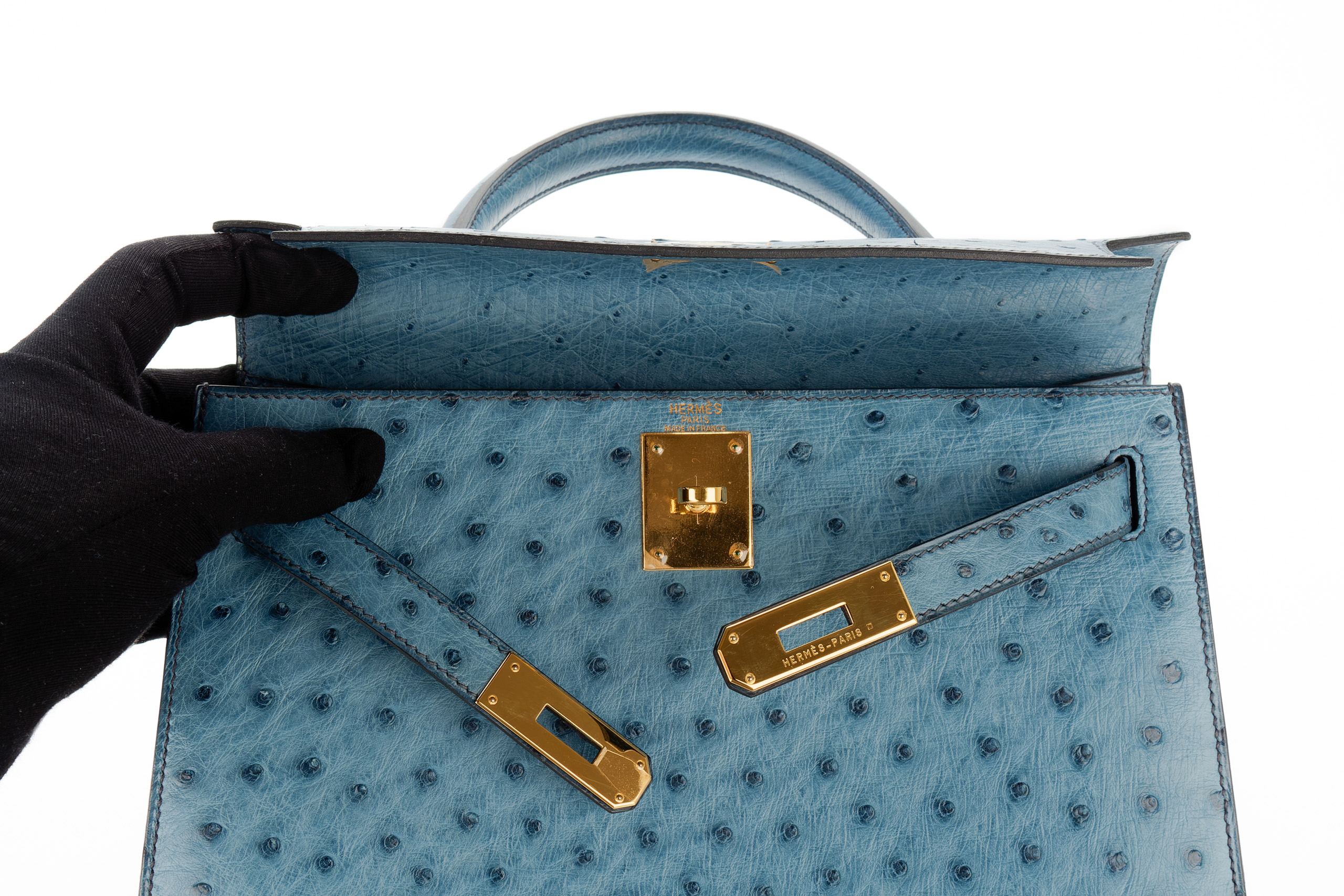 Hermès-Kelly-28-Bleu-Jean-Ostrich-Gold-Hardware-2003-10