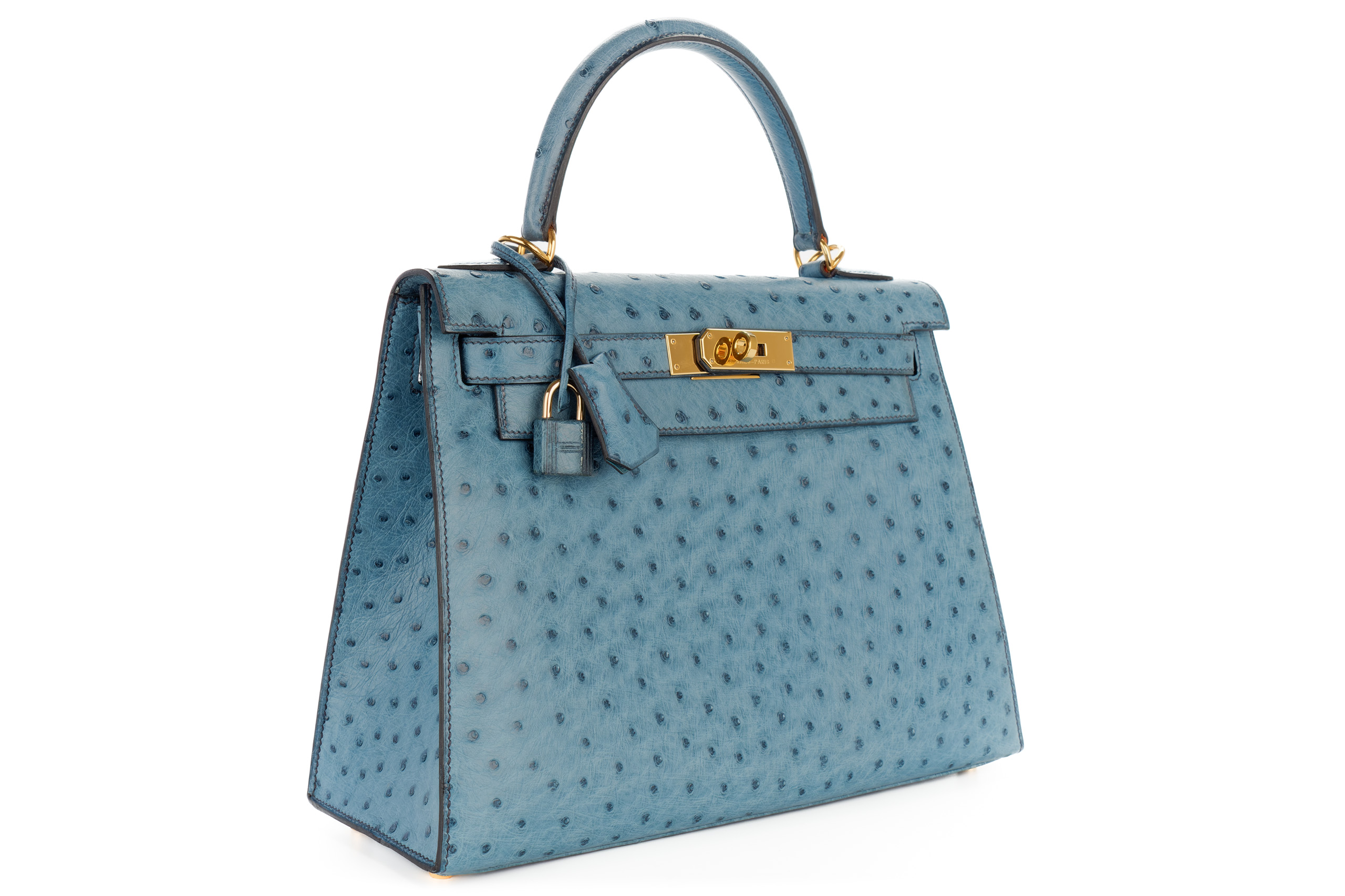 Hermès-Kelly-28-Bleu-Jean-Ostrich-Gold-Hardware-2003-2