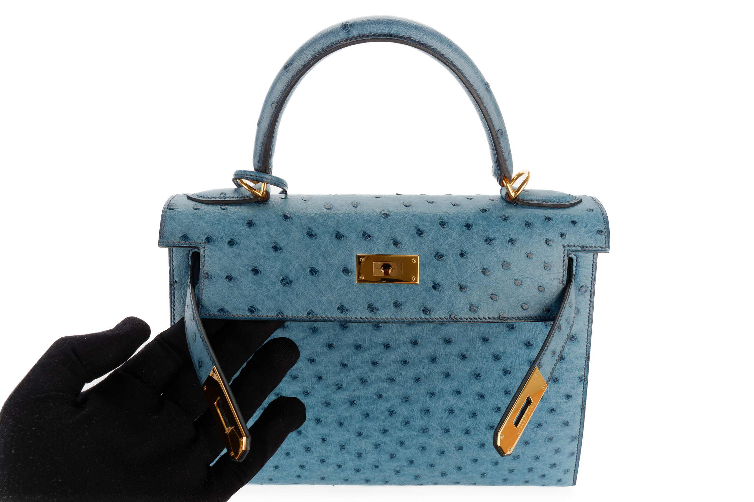 Hermès-Kelly-28-Bleu-Jean-Ostrich-Gold-Hardware-2003-9