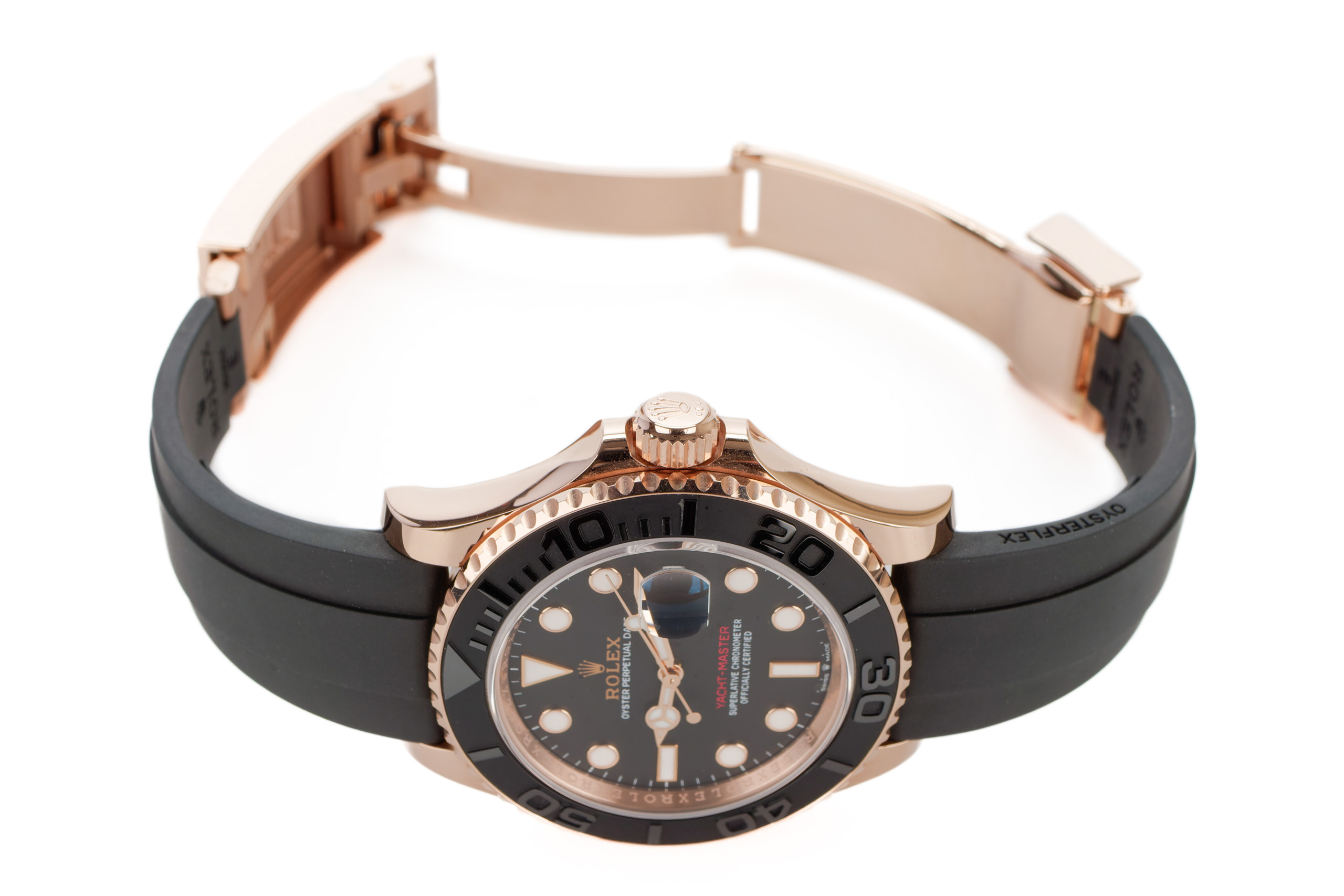 Rolex-Yacht-Master-40-Everose-Gold-OysterFlex-Black-Cerachrom-Bezel-126655-7