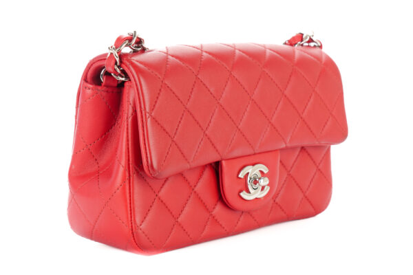 Mini Flap Chanel Mini Square Red Chanel Mini Square Small Red