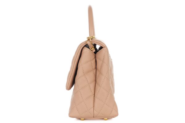 Handle Flap Bag Chanel Top Handle Bag 2019 Grained Calfskin Mini