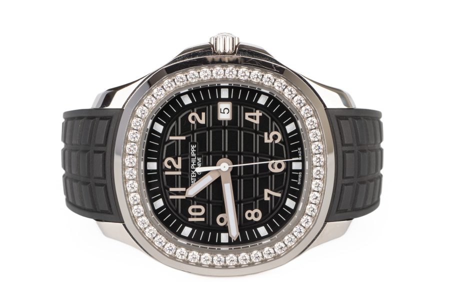 Patek Philippe Aquanaut Luce Steel Black Dial Diamond Bezel Black