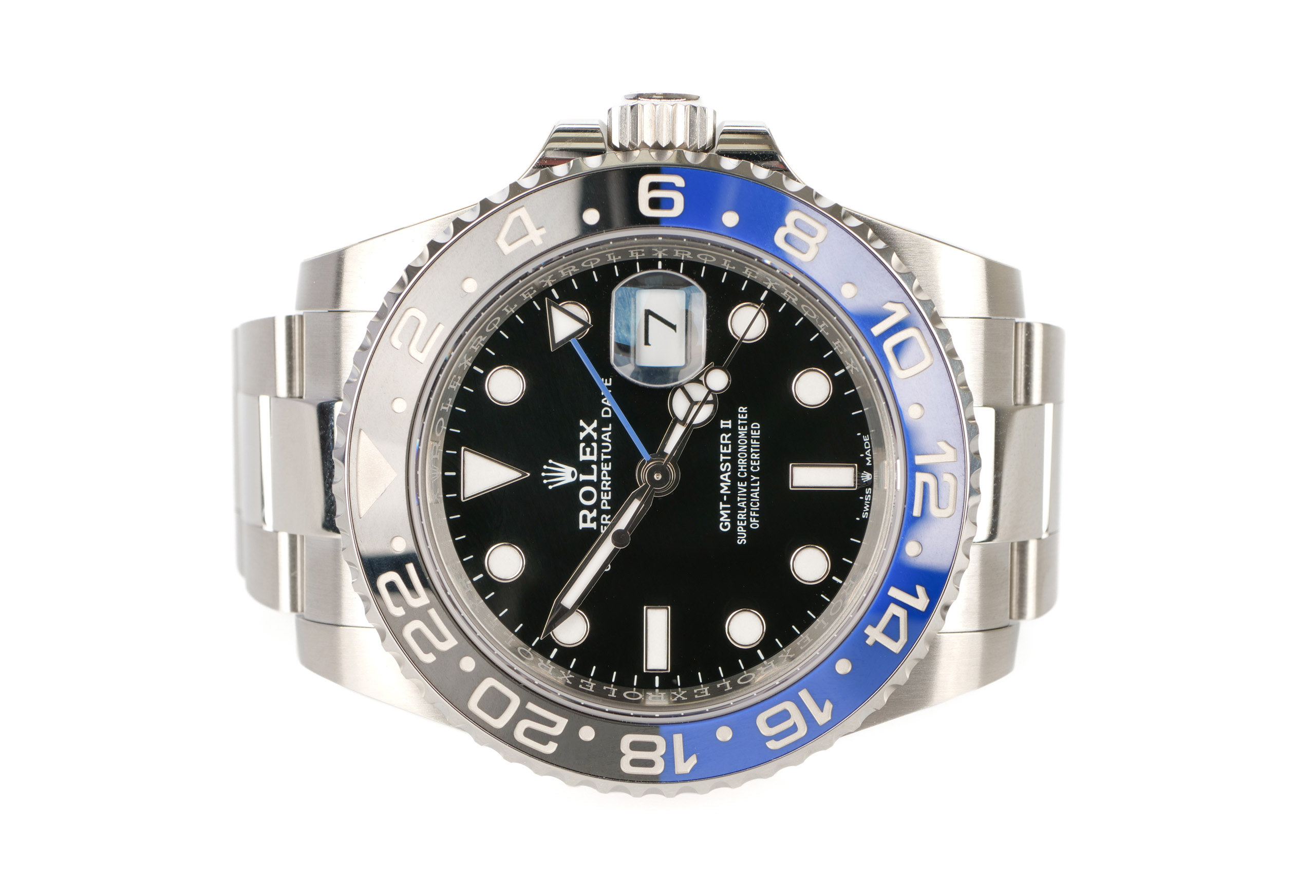 Rolex GMT-MASTER II Batman Black Dial Oyster Bracelet Steel