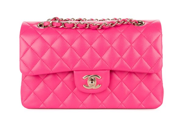 HOT Chanel Classic Flap Bag Fuzzy Pink Chanel Bag Chanel