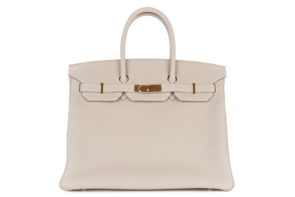 Hermès Birkin 35 Gris Perle Togo Gold Hardware
