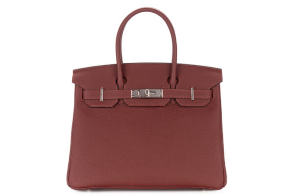 Hermès Birkin 30 Rouge H Togo Palladium Hardware