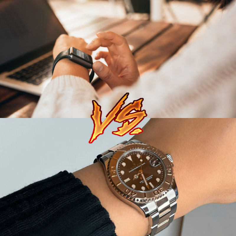 rolex vs smartwatch
